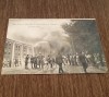 Carte Poștală Veche 1916 &ndash; Incendiul Cetății Brest-Litovsk, Primul Război Mondial, Germană, Circulată cu Ștampilă Militară, Colecție Rară!