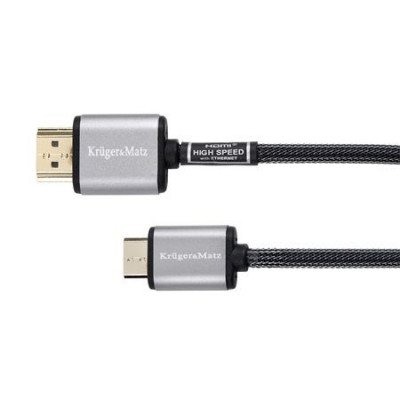 CABLU HDMI A-MINI HDMI C 1.8M KRUGER&amp;amp;MATZ - KM0325 foto