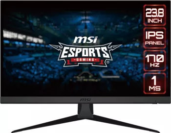 Monitor Gaming LED, MSI G2422 IPS, 23.8&amp;Prime; Full HD, 1ms 170Hz, FreeSync Premium, Display Port &amp;amp; 2 HDMI foto