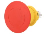 Comutator de siguranță EAO 16mm, 2 NC x2, roșu, poziție stabilă