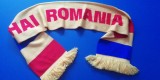D9 M5 2 - sport - fotbal - fular de colectie - culorile echipei nationale - HAI ROMANIA