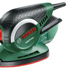 Slefuitor multifunctional BOSCH PSM Primo, 50 W, 24000 vibratii min, cu 1 foaie abraziva si cutie carton