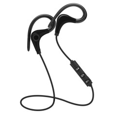 Casti Wireless Techstar&reg; BT200, Bluetooth 4.1 ,HD Audio, Rezistente la Transpiratie, Comenzi pe Fir, Negru