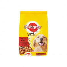 Hrana Uscata Caini Pedigree 500 g, cu Pui si Vita, Hrana Uscata Caini, Pedigree Hrana Uscata pentru Caini, Pedigree cu Pui si Vita, Pedigree 500 g