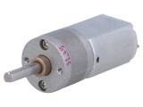 Motor DC cu Transmisie 12V 1.6A Ax Crestătură D 31:1 Metal Gear 20x41mm