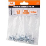 Evotools 675704 - Colier din otel zincat 8 mm 16 mm 10 bucati