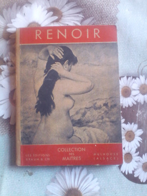 Carte Veche Renoir Collection des maitres.Editia Braun &amp;amp; Cie Paris foto
