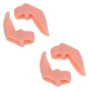 Set 4 Separatoare Degete Picioare Silicon Dactylion, Corector Monturi, Antifungic, Bej