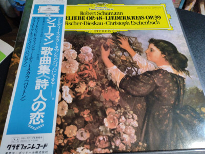 Vinil &amp;quot;Japan Press&amp;quot; Schumann &amp;ndash; Dichterliebe Op. 48 &amp;bull; Liederkreis Op. 39 (NM) foto