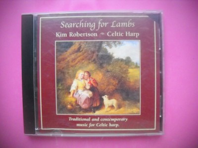 HOPCT CD MUZICA [ 3 ] KIM ROBERTSON -CELTIC HARP -SEARCHING FOR LAMBS-ORIGINAL foto