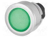 Comutator apăsat 30mm EAO Poz.i stabil 1 verde IP65