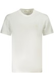 Calvin Klein Jeans Tricou Heavy Jersey Monogram barbati, cu logo brodat, Regular fit, Alb, M