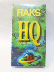 Caseta video VHS RAKS E-180 HQ - sigilata foto