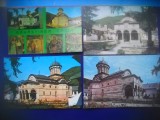 HOPCT LOT 4063 - 4 CARTI POSTALE-MANASTIREA COZIA -JUD VALCEA-NECIRCULATE, Necirculata, Printata