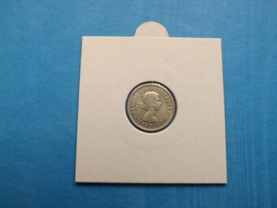 Australia 3 Pence 1956 foto