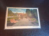 Carte postala Slanic-Moldova , vederin din parc - Circulata
