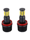 Set 2 Led Marker H8 144W Can Bus cu Leduri Cree, Xenon Bright