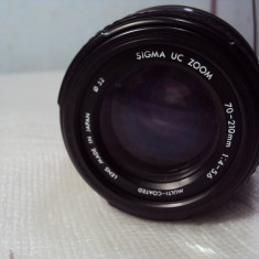 obiectiv Sigma 70-210 4-5,6 autofocus pentru Canon