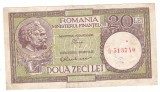 ROMANIA 20 lei 1947, 1948, 1950 Luca Rubicec Uzata