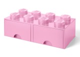 LEGO Cutie depozitare LEGO 2x4 cu sertare, roz Quality Brand