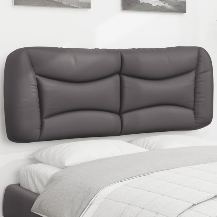 Gossi perna pentru tablie, gri, 120 cm, piele artificiala