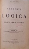 Colegate Lucretiu (latina), Valeriu Logica prima ed. 1920 Elemente geologie 1929