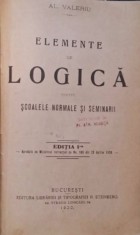 Colegate Lucretiu (latina), Valeriu Logica prima ed. 1920 Elemente geologie 1929