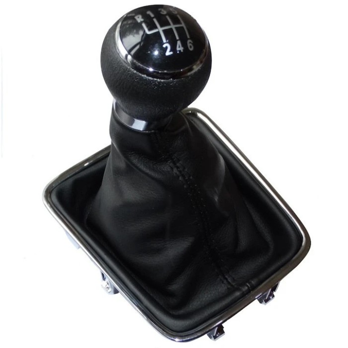 Nuca schimbator viteze cu manson AERZETIX, piele sintetica, cu un cadru, compatibil Volkswagen, Seat, 6