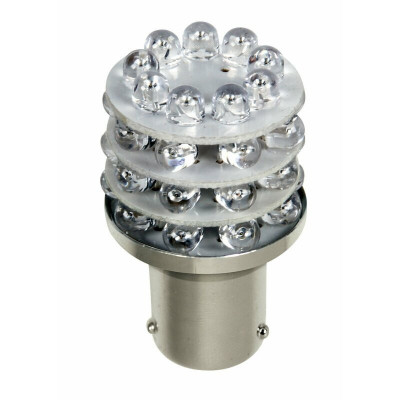 Bec Multi-Led 36Led 12V - P21/5W Pozitie, Frana BAY15d 1buc - Rosu LAM58442 foto