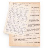 Geo Dumitrescu, manuscrisul articolului &bdquo;Camil Petrescu și generația noastră&rdquo;, 1943