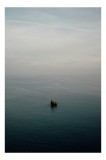 Tablou Canvas, "Un colț singuratic &icirc;n nemărginire marină", Calm, Vast, Serene, Solitary, Tranquil, Endless, 26 x 39 cm, CMCLASS