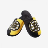 Boston Bruins papuci de bărbați Logo Staycation Slipper - M = 42&ndash;43 EU