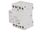 Contactor cu 4 poli pentru instalații de 63A 230VAC, 220VDC