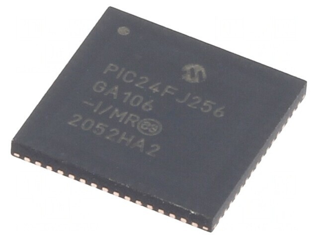 Microcontroler PIC 256kB 32MHz SMD QFN64 PIC24 16kB SRAM