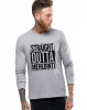 Bluza barbati gri cu text negru - Straight Outta Mehedinti - L, THEICONIC