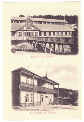 3143 - Baile BALTATESTI, Neamt, Romania - old postcard - unused foto