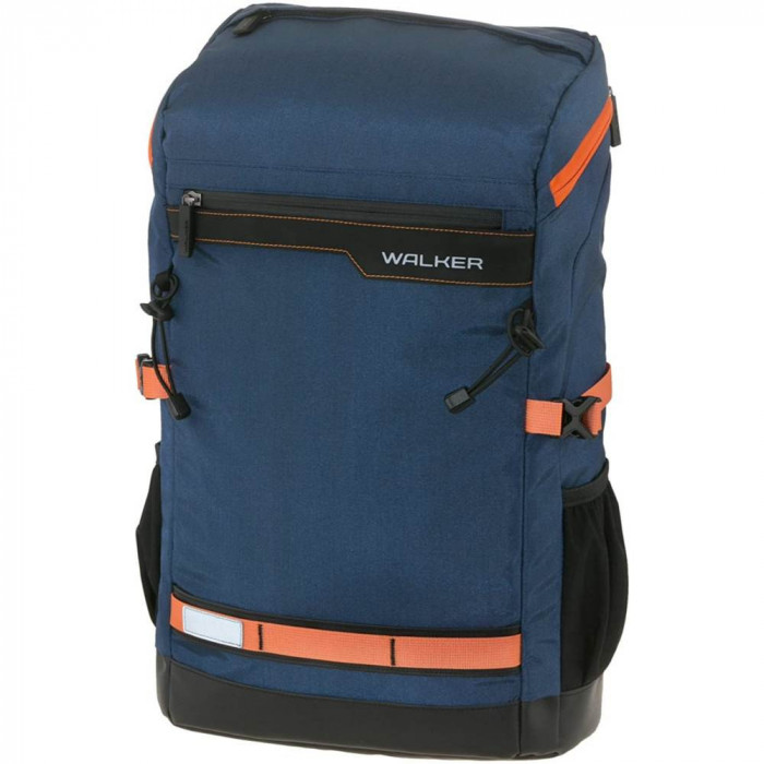 Rucsac Ergonomic Walker Hype Ray, Albastru, 30x50x16 cm, Nylon, Rucsac Scoala, Rucsacuri Scoala, Ghiozdane Scoala, Ghiozdane Elevi, Rucsacuri Elevi, G