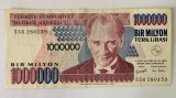 Bancnota 1 000 000 LIRE / LIRA - 1999 - Turcia - P-213a.2
