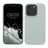 Husa Kwmobile pentru Apple iPhone 15 Pro, Verde deschis, Silicon, KWM000020CC024C, Carcasa