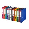 Biblioraft plastifiat Alphaline, cotor 5 cm, format A4, diverse culori - Portocaliu