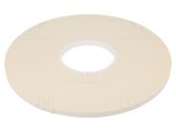Bandă Dublu Adezivă Albă 9mm x 33m x 1mm