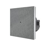 Cumpara ieftin Intrerupator simplu cu touch din marmura Luxion, 500W, gri