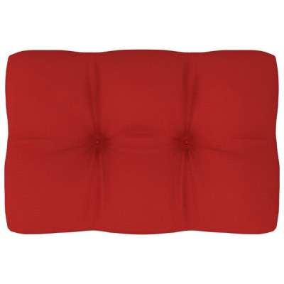 Pernă pentru canapea din paleți, roșu, 60 x 40 x 10 cm foto
