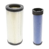 Filtru aer interior/exterior pentru Kubota W9501,51020B / W9501,51030B exterior 128/84x307 mm, interior 82/64x292 mm
