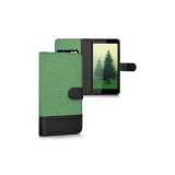 Husa pentru Wiko Fever, Textil, Verde, 37601.71