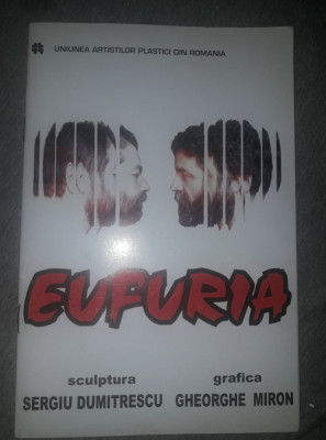 carte arta,Euforia-sculptura SERGIU DUMITRESCU-grafica GHEORGHE MIRON,T.GRATUIT foto