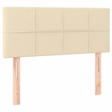 Cumpara ieftin Tablie de pat, crem, 100x5x78/88 cm, textil
