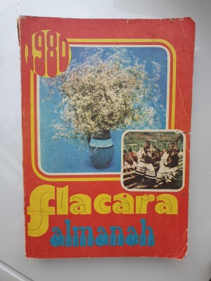 ALMANAH Flacara 1980, 420 pag, stare f buna foto