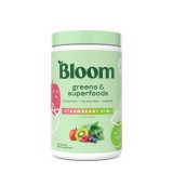 Bloom Greens &amp; Superfoods - Strawberry Kiwi, Amestec De Super-alimente Verzi Cu