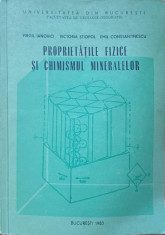 PROPRIETATILE FIZICE SI CHIMISMUL MINERALELOR, PARTEA A II-A A CURSULUI DE CRISTOLOGRAFIE - MINERALOGIE-VIRGIL I foto